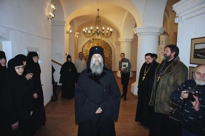 Выступление архиеп. Феодосия на выставке Выступление архиеп. Феодосия на выставке